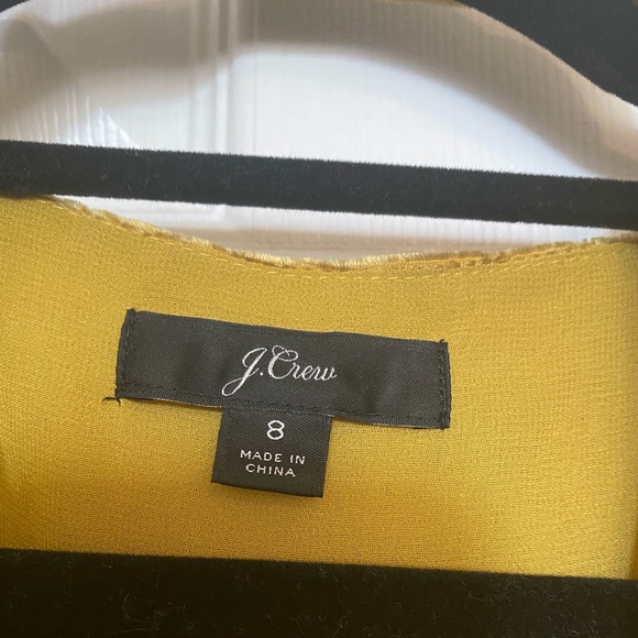 NWOT J. Crew faux-wrap top in drapey velvet - Picture 5 of 5